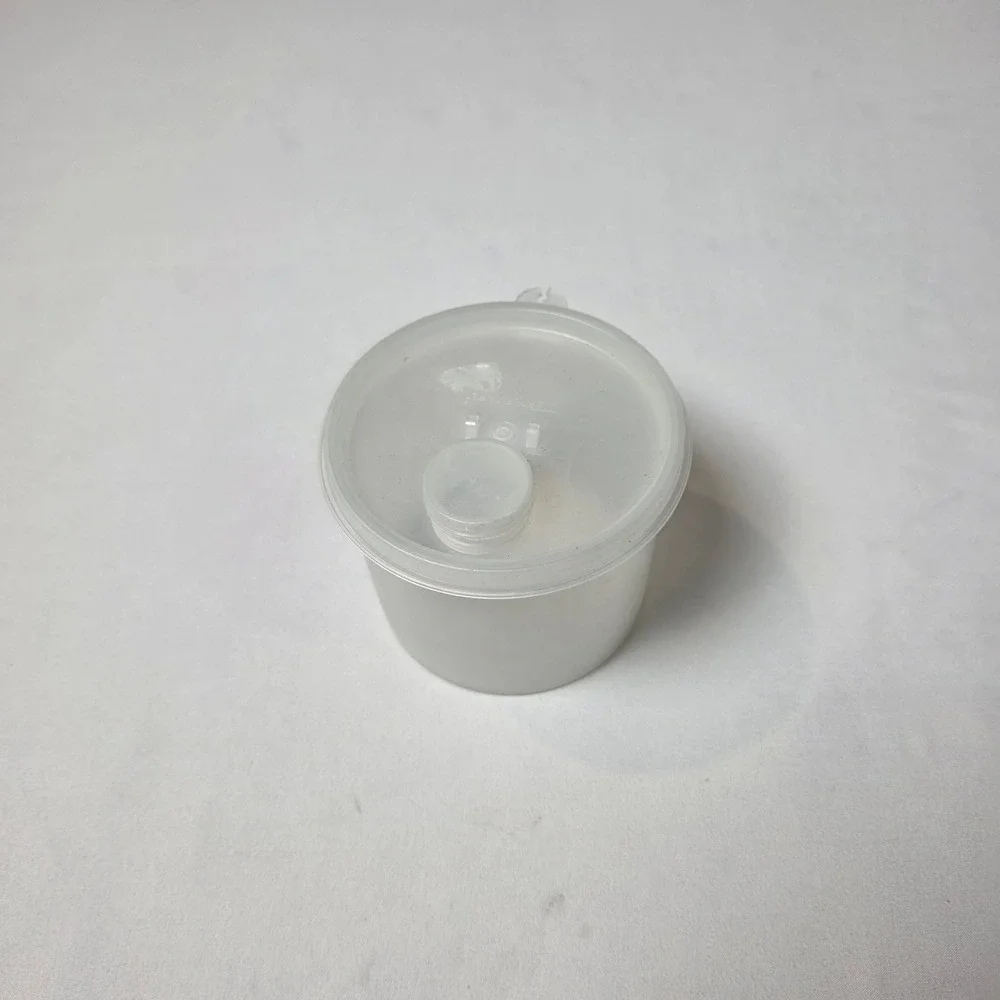 Tupperware Food Storage Container Small Translucent White 563-2 250-5 USA‎